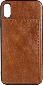 ΘΗΚΗ ΠΟΡΤΟΦΟΛΙ ΣΥΝΘΕΤΙΚΟ ΔΕΡΜΑ ΓΙΑ IPHONE XS MAX ΚΑΦΕ CASE 100.753