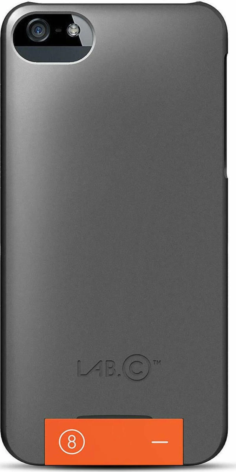 Θήκη Lab.C USB με 8GB έξτρα χωρητικότητα για iPhone 5 5S SE - ΓΚΡΙ - LABC-105-GO