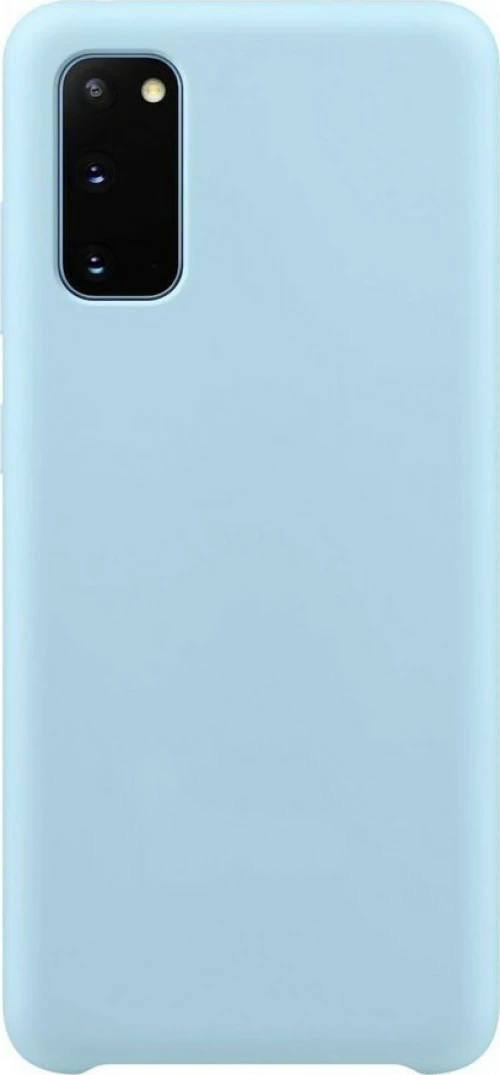 SILICONE CASE SOFT TOUCH SAMSUNG S20 /S11E LIGHT BLUE 100.0601
