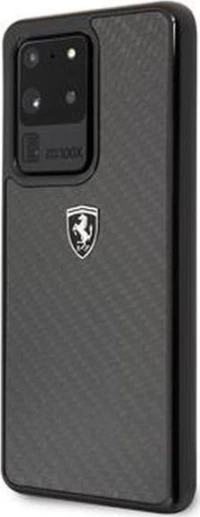 Ferrari Heritage Carbon Back Cover Μαύρο (Galaxy S20 Ultra)