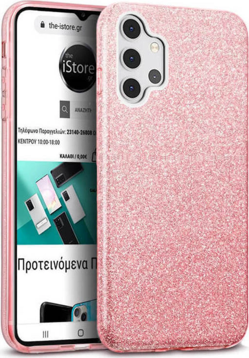 Hybrid Strass Pink Case Samsung Galaxy A32 5G