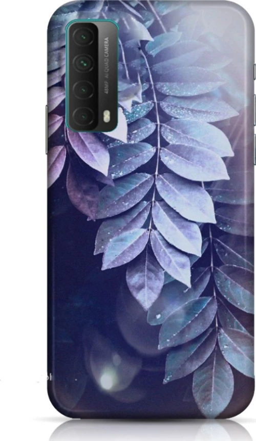 Nature TPU NEW Huawei P Smart (2021) purple leaves