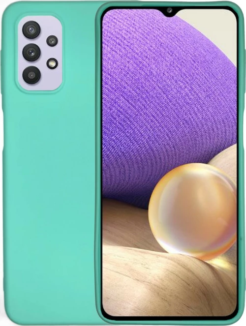 Θήκη σιλικόνης TPU Ultra Slim 0.3mm soft mat για Samsung Galaxy A32 - Τιρκουάζ