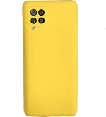 Θήκη σιλικόνης TPU Ultra Slim 0.3mm soft mat για Samsung Galaxy A42 - κίτρινο