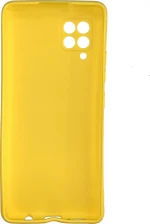 Θήκη σιλικόνης TPU Ultra Slim 0.3mm soft mat για Samsung Galaxy A42 - κίτρινο