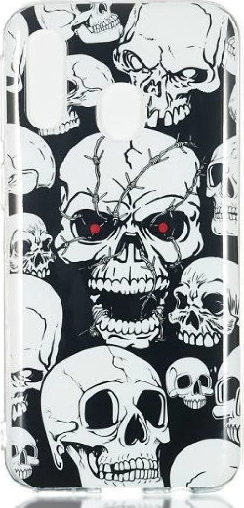 Θήκη Slim Art για το Samsung Galaxy A40 cool skulls