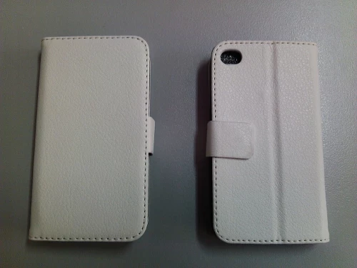 Side Flip Cover White (iPhone 4/4S)