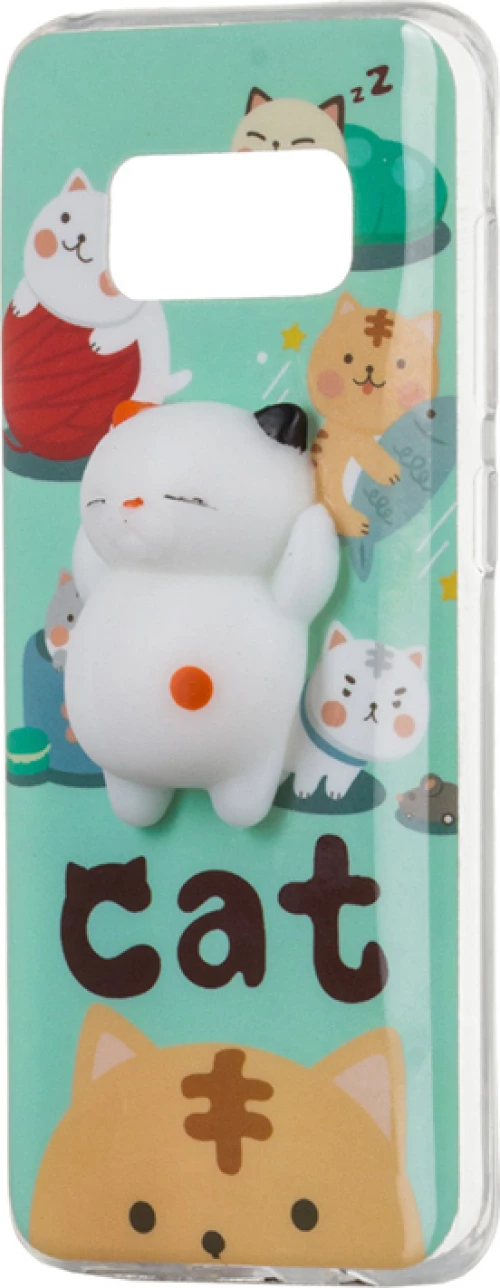 ΘΗΚΗ SAMSUNG S8 G950 BACK COVER SQUEEZE CAT