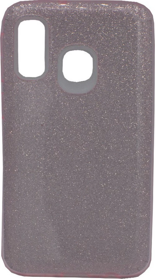 Θήκη TPU με αποσπώμενο Glitter για Samsung A40 - ροζ