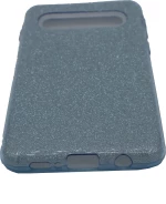 Θήκη TPU με αποσπώμενο Glitter για Samsung S10 - γαλάζιο