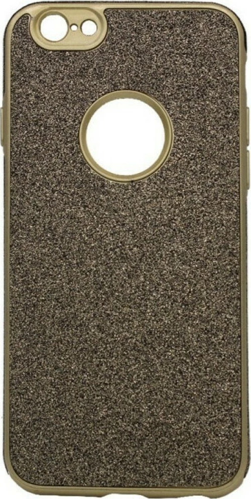 Θήκη σιλικόνης με εξωτερικό Glitter για iPhone 6/6S - πράσινο