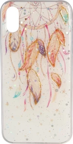 ΘΗΚΗ TPU SILICONE CASE ΓΙΑ IPHONE X/XS CLEAR 3D ΜΕ ΣΧΕΔΙΟ DREAMCATCHER 100.357