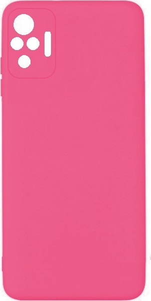 Xiaomi Redmi Note 10 Pro Silky and Soft Touch Finish Silicone Back Cover Case Fuchsia (oem)