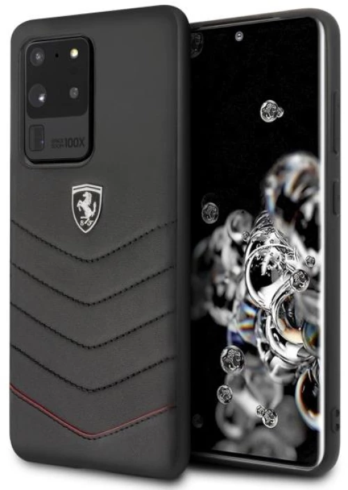 Ferrari Hardcase FEHQUHCS69BK S20 Ultra G988 black Heritage