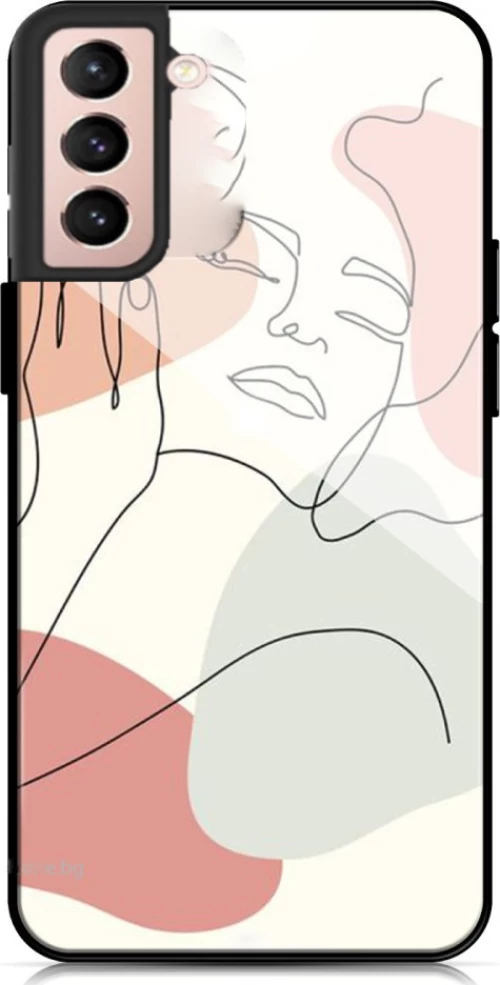GLOSSY Tender Samsung S21 Woman design white