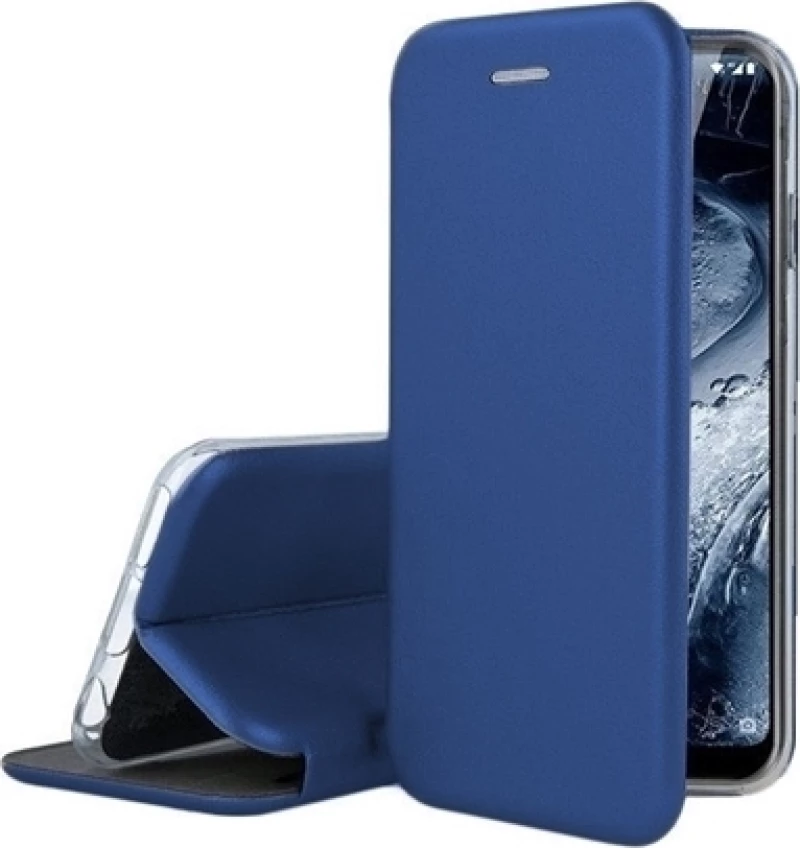 Oem Θήκη Βιβλίο Smart Magnet Elegance Για Samsung Galaxy S21 Ultra 5G Μπλε
