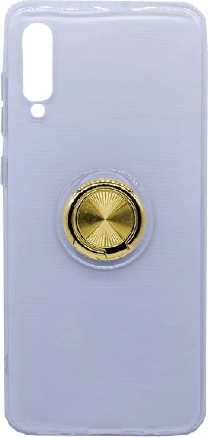 Θήκη Πλάτης Σιλικόνης με Finger Ring για Samsung A705 Galaxy A70 - Χρώμα: Χρυσό
