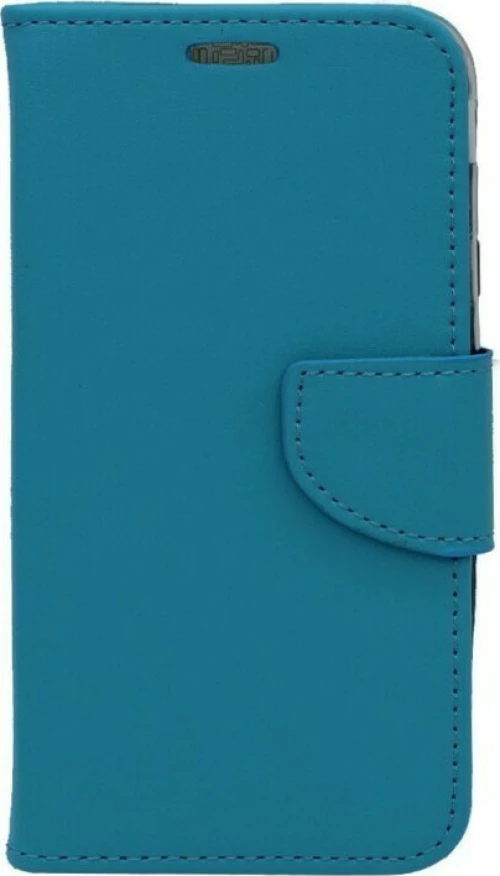 Θήκη flip με υποδοχή καρτών και δυνατότητα STAND για Huawei P9 - γαλάζιο