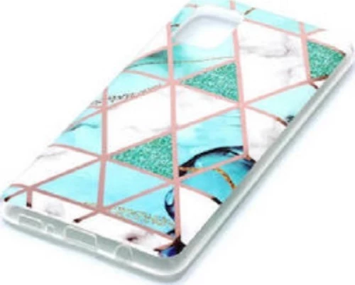 Geometric Marmur Case for Huawei P40 green