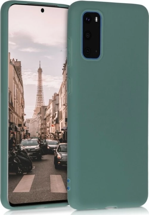 Θήκη Silky And Soft για Samsung S20 - πράσινο