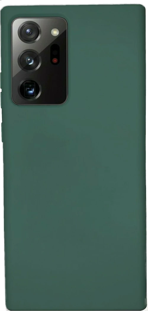 Θήκη Silky And Soft για Samsung Note 20 Ultra - σκούρο πράσινο