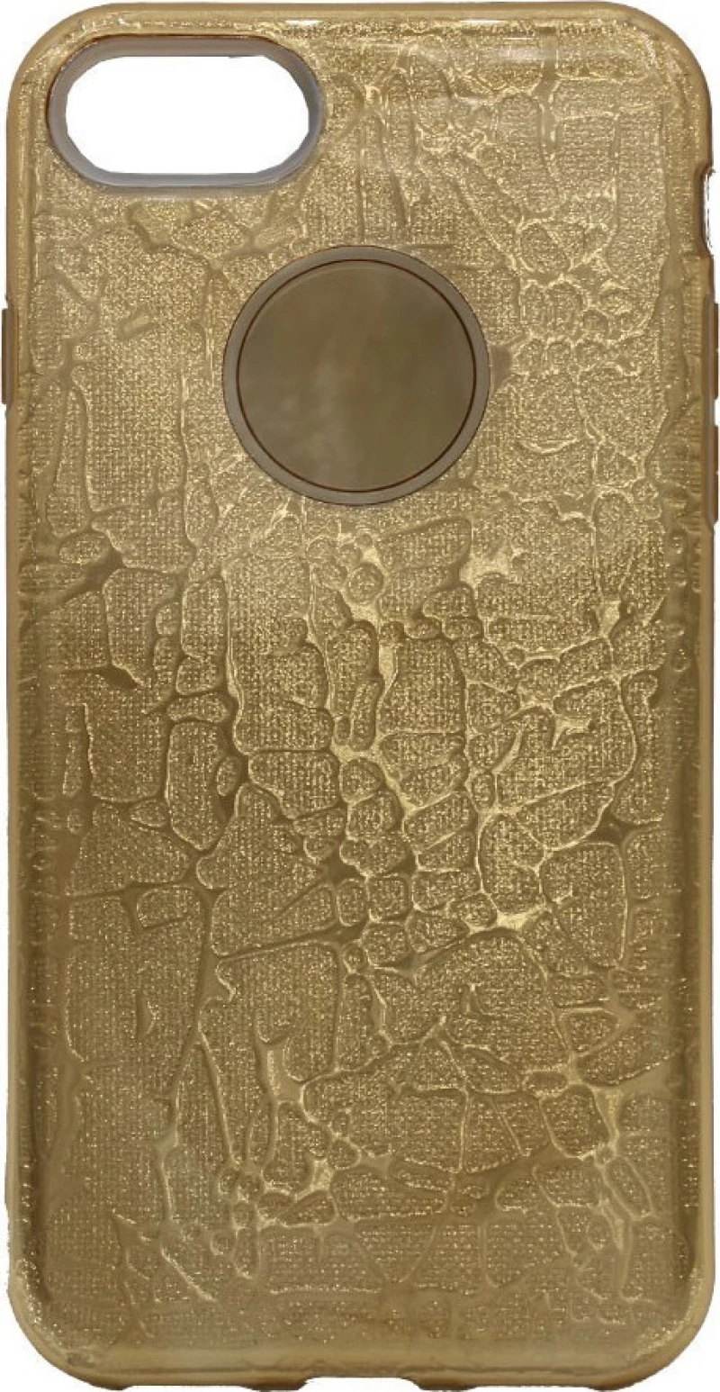 Θήκη TPU με αποσπώμενο ανάγλυφο σχέδιο για iPhone 7/8 - χρυσό