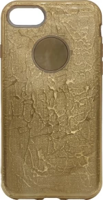 Θήκη TPU με αποσπώμενο ανάγλυφο σχέδιο για iPhone 7/8 - χρυσό