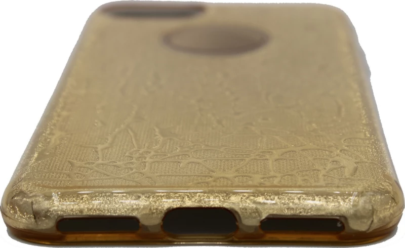 Θήκη TPU με αποσπώμενο ανάγλυφο σχέδιο για iPhone 7/8 - χρυσό