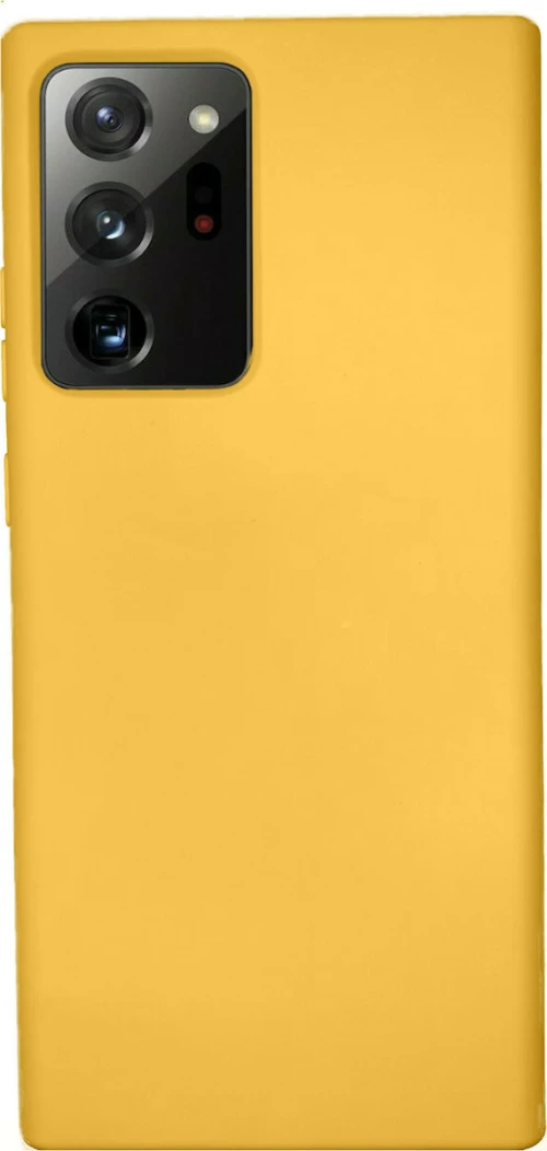 Θήκη Silky And Soft για Samsung Note 20 Ultra - κίτρινο