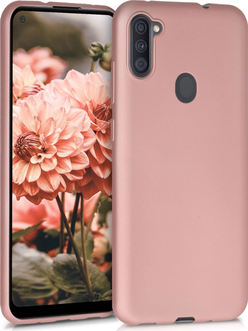 KW TPU Silicone Case Samsung Galaxy A11 - Metallic Rose Gold (52174.31) 52174.31