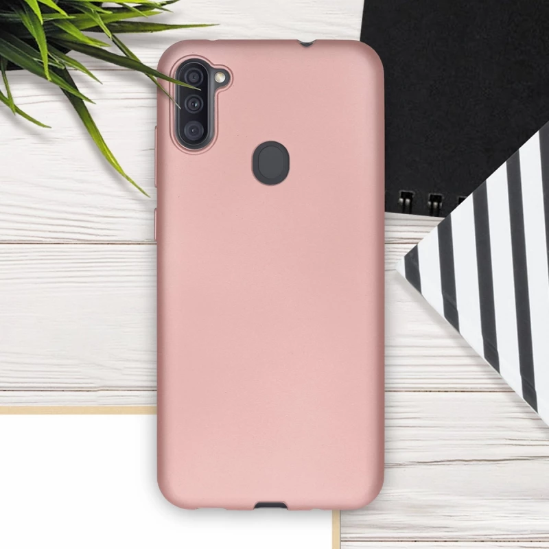 KW TPU Silicone Case Samsung Galaxy A11 - Metallic Rose Gold (52174.31) 52174.31