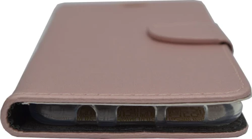 Θήκη flip με δυνατότητα STAND για Samsung S7 Edge - ροζ χρυσό