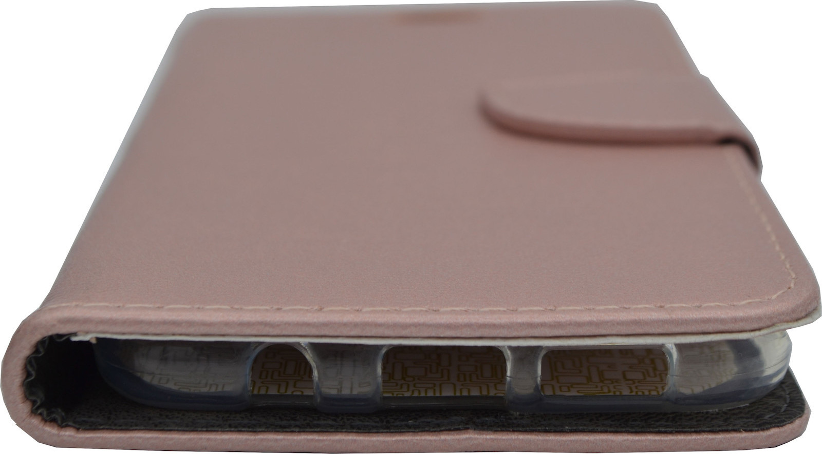 Θήκη flip με δυνατότητα STAND για Samsung S7 Edge - ροζ χρυσό