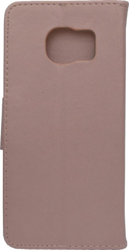 Θήκη flip με δυνατότητα STAND για Samsung S7 Edge - ροζ χρυσό
