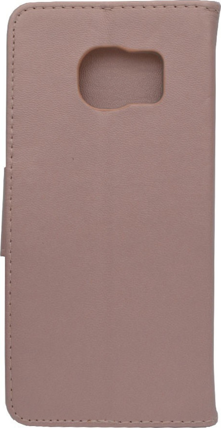 Θήκη flip με δυνατότητα STAND για Samsung S7 Edge - ροζ χρυσό