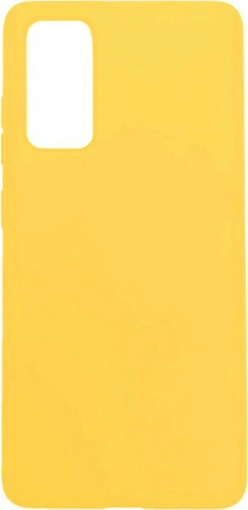 100.0854 SAMSUNG GALAXY S20 FE ΥΕLLOW OEM SILKY AND SOFT TOUCH FINISH BACK COVER CASE
