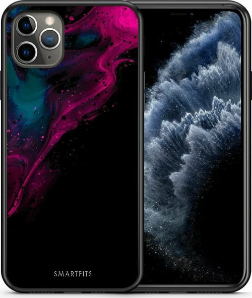 Watercolor Pink Black - iPhone 11 Pro Max θήκη