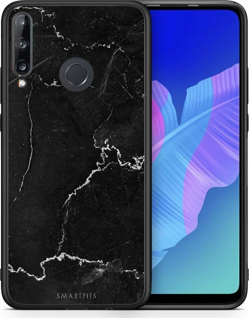 Marble Black - Huawei P40 Lite E θήκη +ΔΩΡΕΑΝ Ring Holder