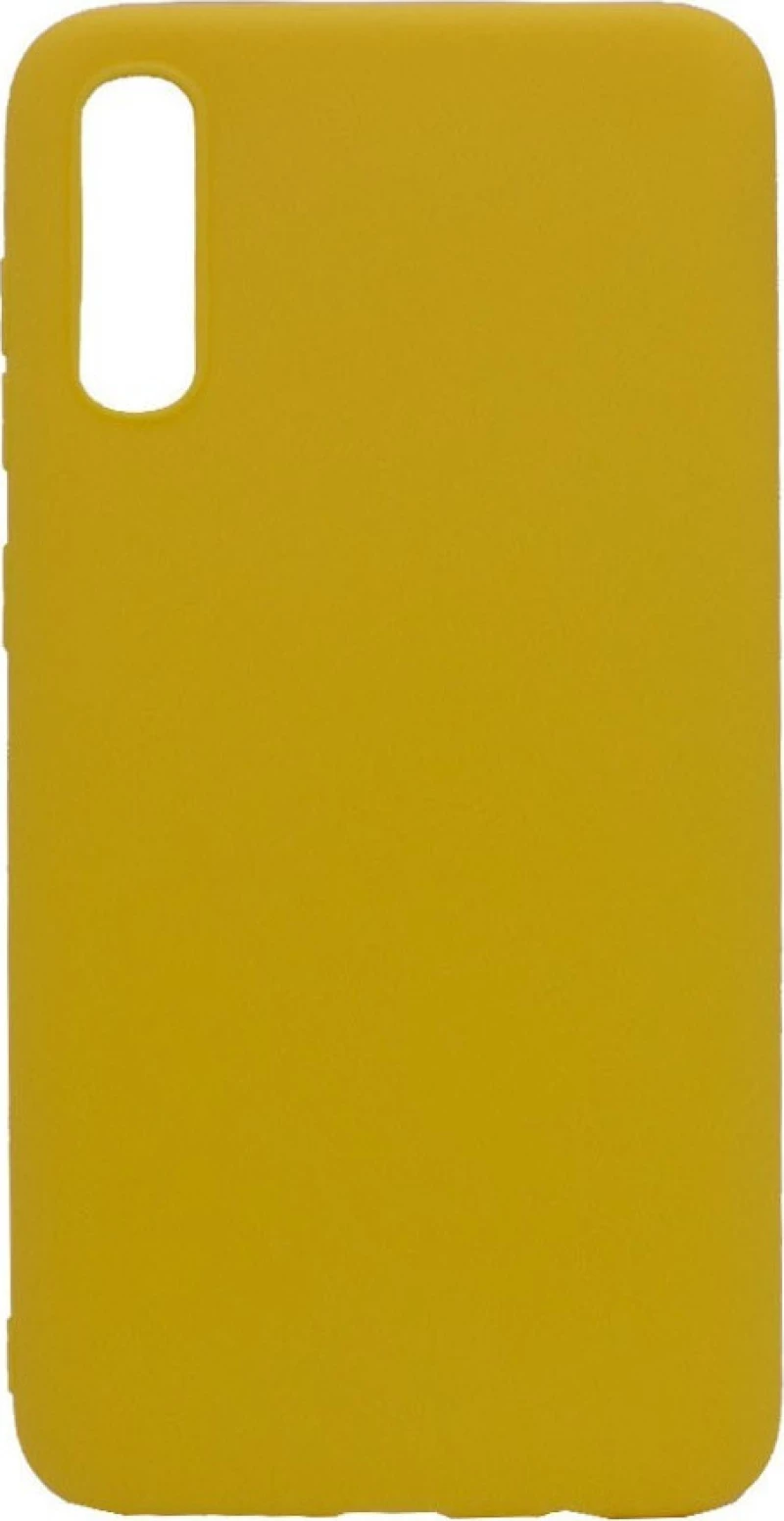 Θήκη σιλικόνης TPU Ultra Slim 0.3mm soft mat για Samsung A50 - κίτρινο