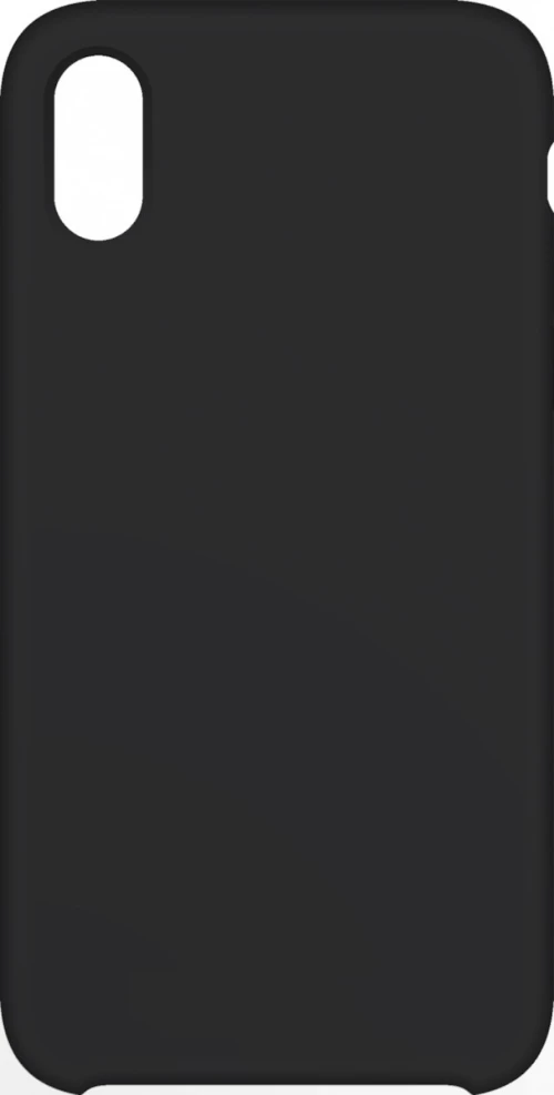 OEM SOFT TOUCH BACK COVER ΜΑΤΤ ΓΙΑ IPHONE XS MAX BLACK 100.0339