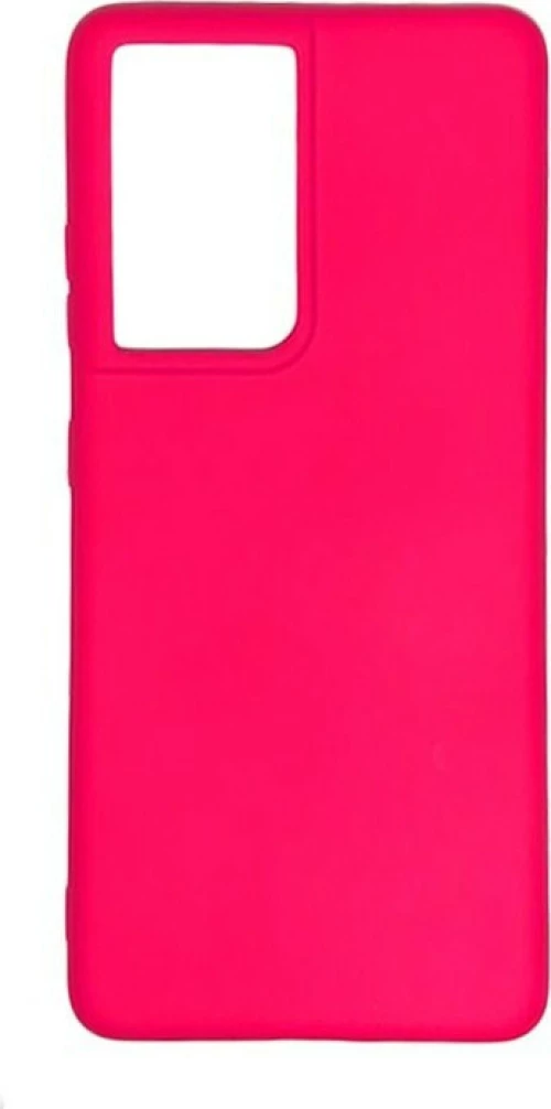 100.0857 SAMSUNG S21 ULTRA ΦΟΥΞΙΑ OEM SILKY AND SOFT TOUCH FINISH BACK COVER CASE