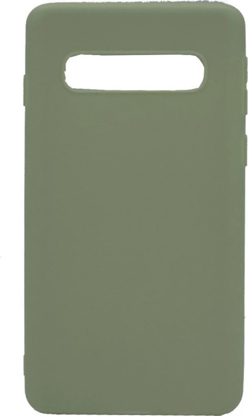 Θήκη σιλικόνης TPU Ultra Slim 0.3mm soft mat για Samsung S10 - χακί