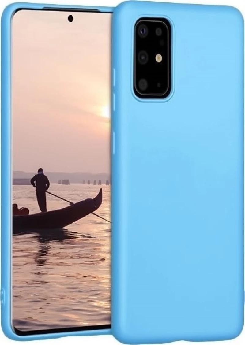 Θήκη σιλικόνης TPU Ultra Slim 0.3mm soft υφή matte για Samsung S20 - γαλάζιο