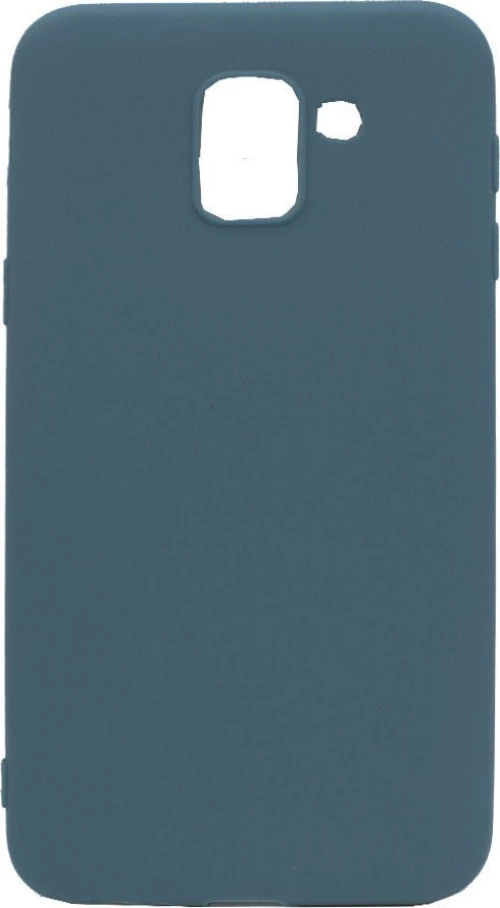 Θήκη σιλικόνης TPU Ultra Slim 0.3mm soft mat για Samsung J6 2018 - πετρόλ