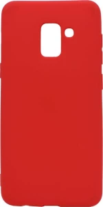 Θήκη σιλικόνης TPU Ultra Slim 0.3mm soft mat για Samsung A8 2018 - κοραλί