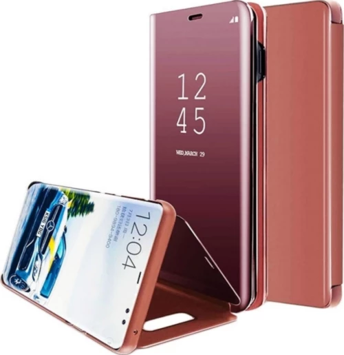 Θήκη Smart Clear View For Samsung A30 pink