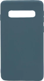 Θήκη σιλικόνης TPU Ultra Slim 0.3mm soft mat για Samsung S10 Plus - πετρόλ