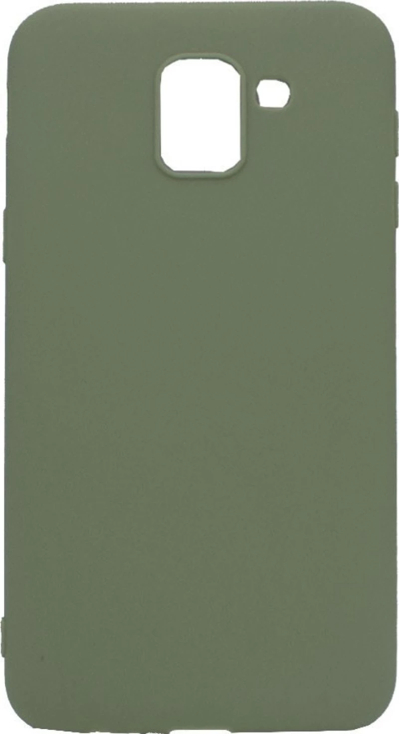Θήκη σιλικόνης TPU Ultra Slim 0.3mm soft mat για Samsung J6 2018 - χακί
