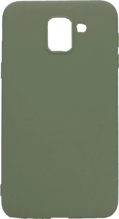 Θήκη σιλικόνης TPU Ultra Slim 0.3mm soft mat για Samsung J6 2018 - χακί