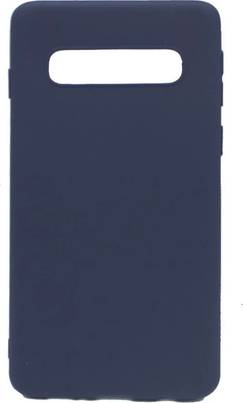 Θήκη σιλικόνης TPU Ultra Slim 0.3mm soft mat για Samsung S10 Plus - σκούρο μπλέ